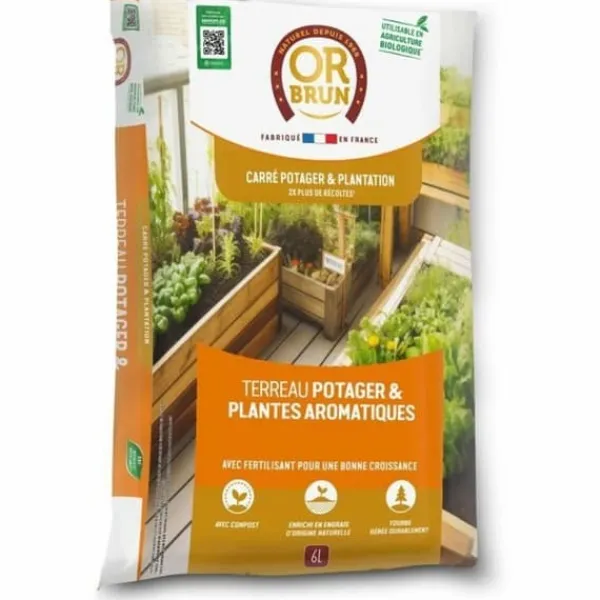 Best Potting compost OR BRUN 6 L Jord & Sand