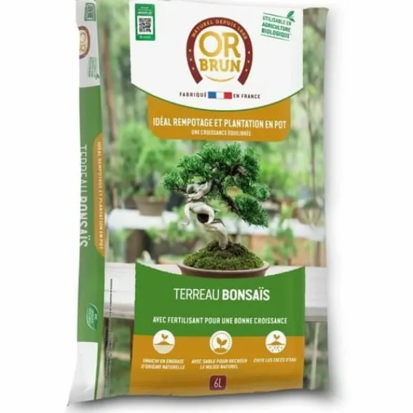 Hot Potting compost OR BRUN BROWN GOLD 6 L Jord & Sand