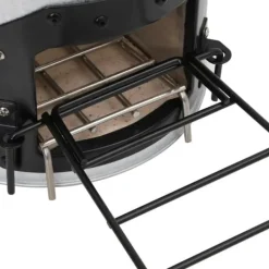 Discount Öppna spisar - Living Vedeldad campingspis silver 45x25x26 cm stål Öppna Spisar