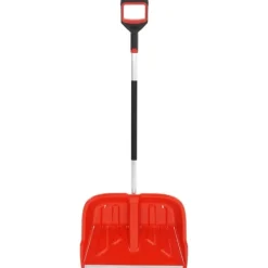 Praktisk snöskyffel i aluminium med rott handtag | Längd: 136 cm | Färg: Röd