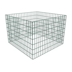 Praktiskt pulverlackerat kompostgaller - Samla organiskt avfall | Storlek: 100x100x70 cm