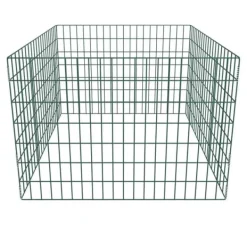 Praktiskt pulverlackerat kompostgaller - Samla organiskt avfall | Storlek: 100x100x70 cm