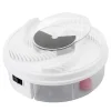 Discount Pretty Automatic Catcher USB Avtagbar elektrisk insektsfälla Rund Tvättbar fälla Vit Skadedjursfällor