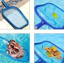 New Professionell lövraka för pool – robust finmaskig skimmernät ,blå Pool- & Spatillbehör