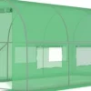 Viking Choice Professionell 450x200x200cm Växthus Tunnel för Hängivna Odlare - Hållbar Galvaniserad Stålram, UV-Resistent Täckning, Enkel Montering