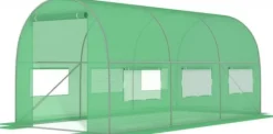 Online Professionell 450x200x200cm Växthus Tunnel för Effektiv Grödodling Växthus