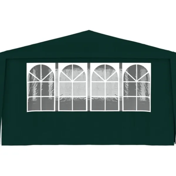 Outlet Professionellt partytält med väggar 4x6 m grön 90 g/m² Tält & Lusthus