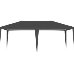 vidaXL Professionellt partytält 4x6 m antracit 90 g/m²