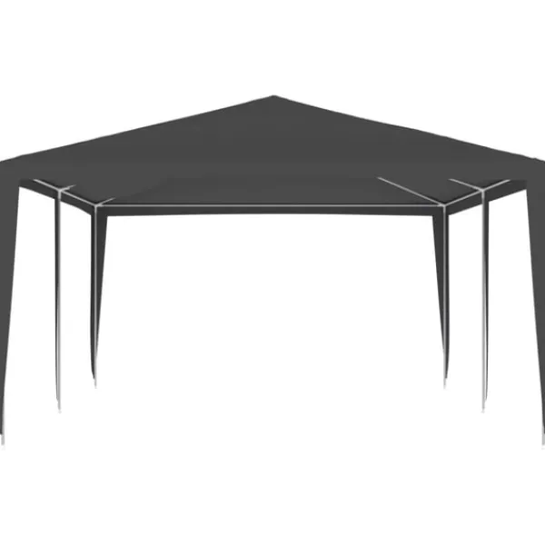 vidaXL Professionellt partytält 4x6 m antracit 90 g/m²