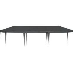 New Professionellt partytält 4x9 m - UV- och vattentåligt | Färg: Antracit | Material: 90 g/m² Tält & Lusthus
