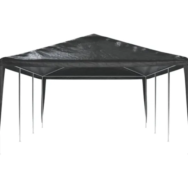 New Professionellt partytält 4x9 m - UV- och vattentåligt | Färg: Antracit | Material: 90 g/m² Tält & Lusthus