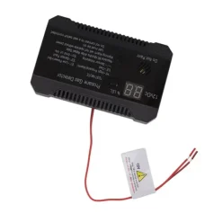 Propangasdetektor för husbil med högt 85dB larmljud - UL-certifierad sensor (svart)