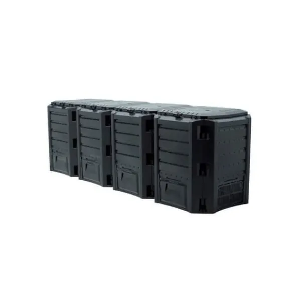 PROSPERPLAST Composter Compogreen 1600L svart 82,6x261x71,9 cm