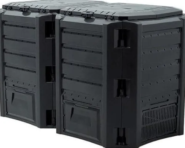 Prosperplast Module Compogreen, 800 l, Svart, Polypropylen (PP), Polen, 1350 mm, 719 mm