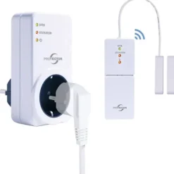Outlet Protector Trådlös frånluftkontroll AS-500 1800 W Vit Sensorer Till Säkerhetssystem