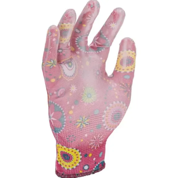 Discount PU-HANDSKAR ROSA L230309P, KORT, "9", CE, LAHTI Trädgårdsverktyg