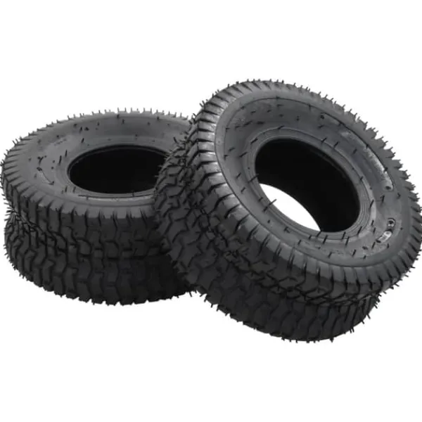 New Punkteringssäkra reservdäck till skottkärra - 2 st | Storlek: 15x6.00-6 | Färg: Gummi Trädgårdsverktyg