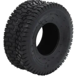 New Punkteringssäkra reservdäck till skottkärra - 2 st | Storlek: 15x6.00-6 | Färg: Gummi Trädgårdsverktyg