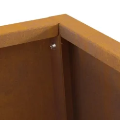 Pyramidformad eldstad i väderbeständigt stål - Perfekt för utomhusbruk | Storlek: 50x35x100 cm