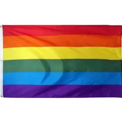 Rainbow flagga Gay Pride Peace HBTQ 90x150cm