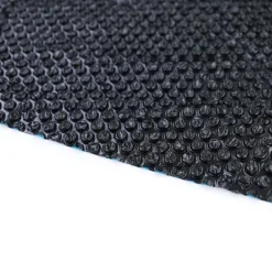 Viking Choice RAMROXX Solvärmd pooltäcke, 366 cm runt, UV-stabiliserad PE, Svart/Blå, 115µm