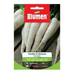 New Ravanello Candela Ghiaccio Frön - Blommor - Vit - Trädgård - Utomhus - Natur och landskap Fröer & Lökar