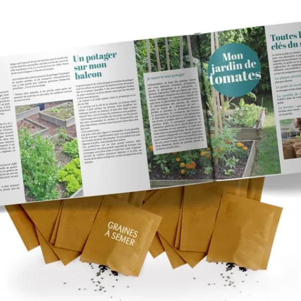 Rädisa och Nasturtium - Box med 52 paket frön att så