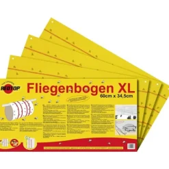 Clearance Redtop Fliegenbogen 31091 Flugfälla Limfilm, Lockmedel (L x B) 600 mm x 345 mm Gul 6 st Skadedjursfällor