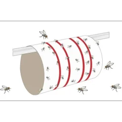 Clearance Redtop Fliegenbogen 31091 Flugfälla Limfilm, Lockmedel (L x B) 600 mm x 345 mm Gul 6 st Skadedjursfällor