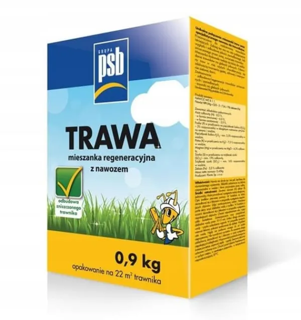 Regenerativa gräsfrön med gödselmedel 0,9 kg Fröer & Lökar