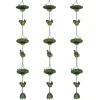 Sale Regnkedja 3-pack, 123 cm, metall med fåglar & klocka, med upphängning, grön Trädgårdsprydnader