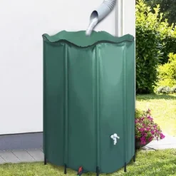 Clearance Regntunna hopfällbar med kran 1350 L Regntunnor