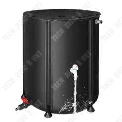 Regnvattenlagringstank - TECH DISCOUNT - 200L - PVC tre lager - Färdbar - Multifunktionell Regntunnor