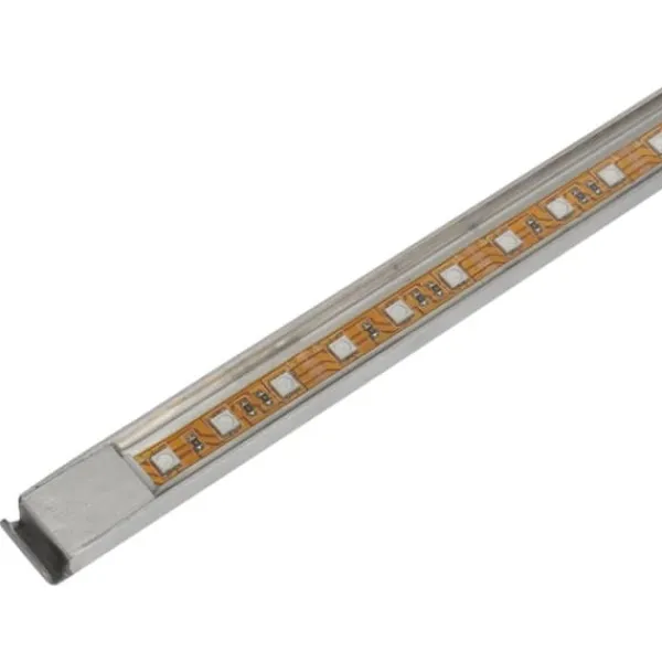 vidaXL Rektangulärt Vattenfall Poolfontän med LEDs i rostfritt stål 30 cm - Fontäner