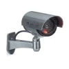 Relaxdays Falsk övervakningskamera inomhus utomhus dummy kamera LED-vägglampa säkerhet inbrottstjuv stjäl 1002057