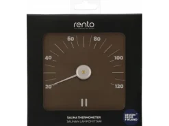 Hot Relaxed bastu-termometer, aluminium, tjära Bastu