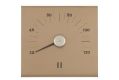 Relaxed Sauna Termometer, aluminium, champagne