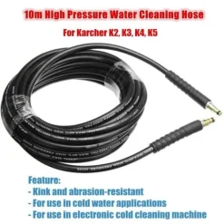 Sale Rengöringsslang - Karcher K2 K3 K4 K5 - 10m - Böjbar - 160bar Trädgårdsmaskiner