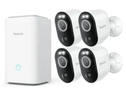 Reolink Home Hub with 4 Argus 3 Ultra - Central kontrollstation - trådlös - 802.11a/b/g/n
