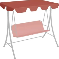 Discount Reservtak för hammock med vattentät PVC-beläggning | Storlek: 188/168x145/110 cm | Färg: Terrakotta Tält & Lusthus