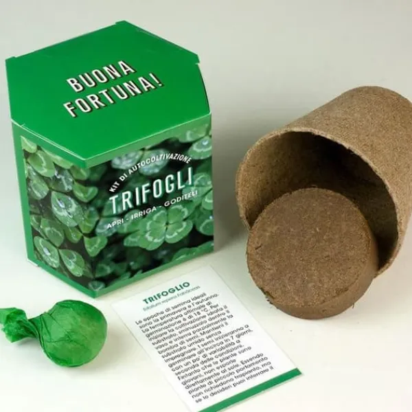 Discount RESETA, KIT FÖR SJÄLVODLING AV TREKLÖVER, HEMMET, PRESENTIDEER Kit För Växt- & Örtplantering