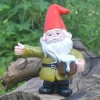Resin Öl Dvärg Skulptur Trädgårdsdekoration Trädgårdsgnome Staty Dekor för Trädgård Skrivbordsväxt