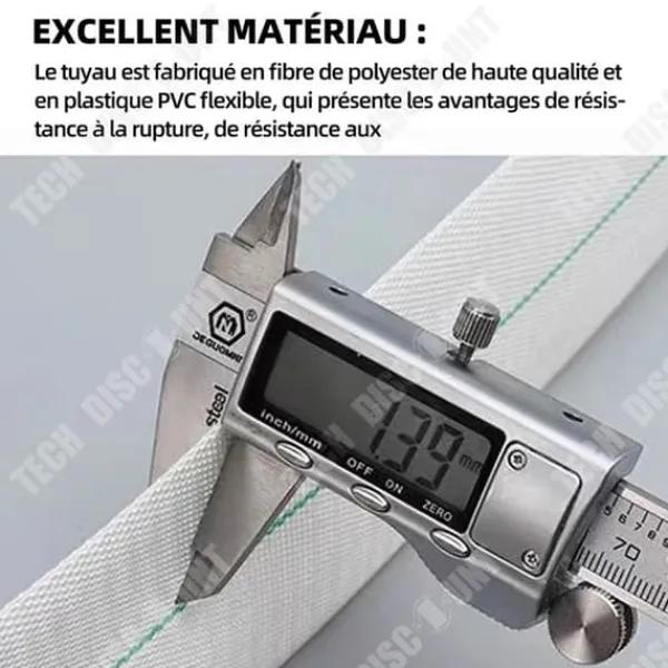 Retursslang - TD - 32mm - PVC - Längd 20m - UV-beständig