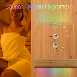 Online RGB bastutermometer - exakta temperatur- och luftfuktighetsavläsningar Bastu