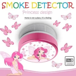 Rökdetektor för barn ELRO FS8110 - Elven Princess design - 10 års batteri - EN14604 kompatibel Rök- & Koloxiddetektorer