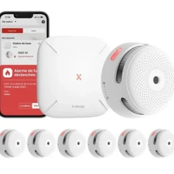 Hot Röksensor - X-sense - SBS50 - Push-notiser - Sammanlänkad - 100 dB Rök- & Koloxiddetektorer