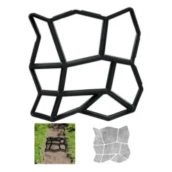New Robust stenläggningsform 9 kammare 35 x 35 cm Trädgårdsstenar & Klivstenar