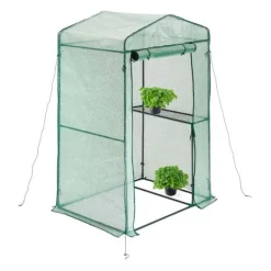 New Robust växthus i polytunnel med hyllplan Växthus