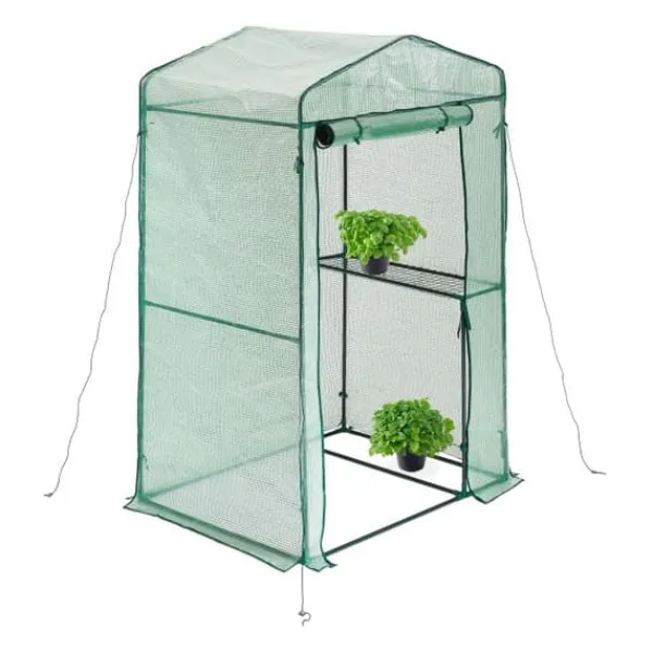 New Robust växthus i polytunnel med hyllplan Växthus