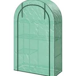 Best Rootz 4 -scen Mini -Greenhouse - Portable Plant House - Tomato Grower - UV Protection - 100 x 45 x 160 cm Växthus